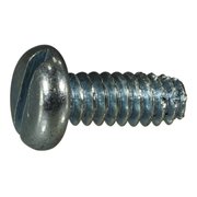 MIDWEST FASTENER Thread Cutting Screw, #6 x 3/8 in, Steel Pan Head Slotted Drive, 48 PK 61501